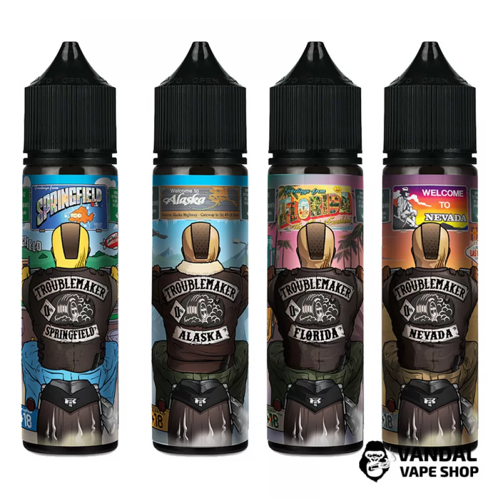 Жидкость Troublemaker 60 мл на органическом никотине Жидкость Troublemaker 60 мл на органическом никотине