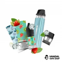Набор M 2.0: Xros mini Sierra Blue Картридж XROS Mini 1.0 Ом + Flavorlab p1 10 мл Мята ментол 50 мг + Strawberry Kiwi 10 мл 50 мг