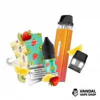 Набор M 2.0: Xros mini Orange Red+ Картридж XROS Mini 1.0 Ом+ Flavorlab p1 10 мл Пиво лимон 50 мг + Strawberry Kiwi 10 мл 50 мг