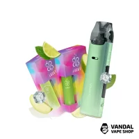 Набір L 2.0: Voopoo VMATE Pro 2 Fresh Green + Lucky 30 Mojito 50 мг +  Lucky 30 Apple 50 мг + Стікерпак