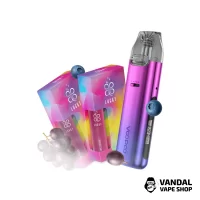 Набір L 2.0: Voopoo VMATE Pro 2 Neon + Lucky 30 Grape 50 мг + Lucky 30 Wild Berries 50 мг + Стікерпак