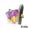 Набор L 2.0: подсистема Voopoo VMATE Pro 2 в черном цвете + 2 набора для самозамеса Lucky 30 мл 50 мг со вкусом ананаса с ментолом / кокоса с дыней