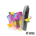 Набор L 2.0: подсистема Voopoo VMATE Pro 2 в черном цвете + 2 набора для самозамеса Lucky 30 мл 50 мг со вкусом коли / апельсинового лимонада