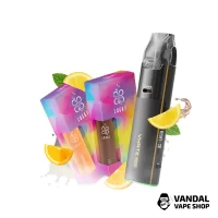 Набор L 2.0: Voopoo VMATE Pro 2 Gilt Black + Lucky 30 Cola 50 мг + Lucky 30 Orange Lemonade 50 мг + Стикерпак