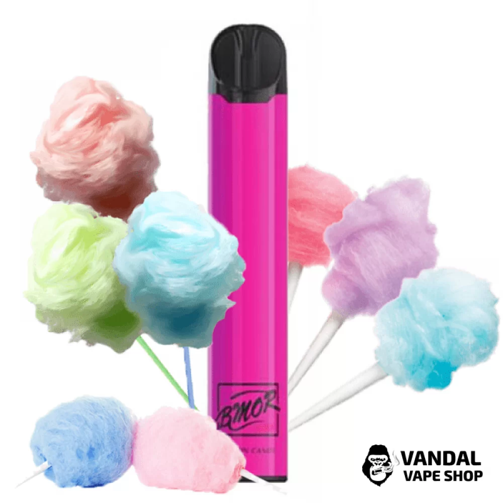 Одноразка BMOR XTRA 1600 puffs Disposable Pod Kit - Cotton Candy 5% со вкусом сладкой ваты