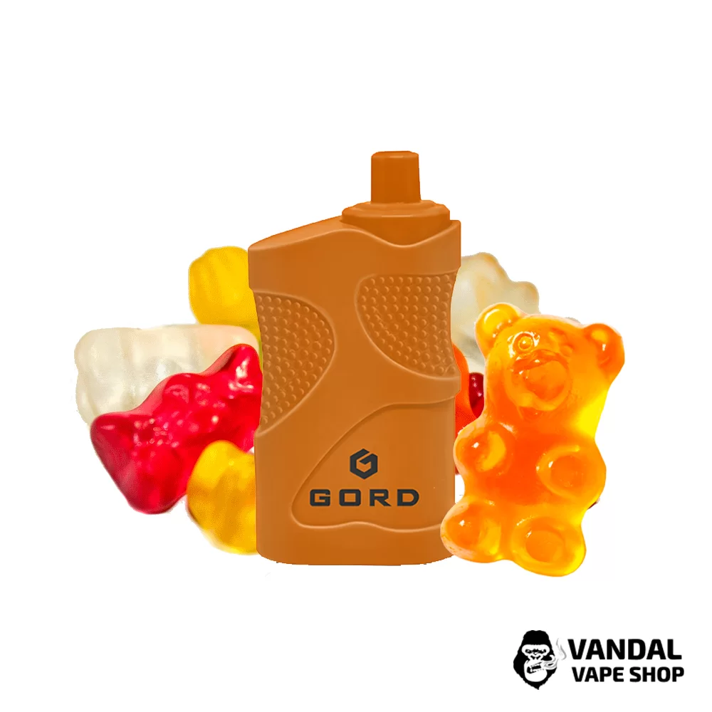 Одноразовая Pod система Gord 4000 550 маг 5% на 4000 затяжек со вкусом мармеладных медведиков Одноразовая Pod система Gord 4000 550 маг 5% на 4000 затяжек со вкусом мармеладных медведиков