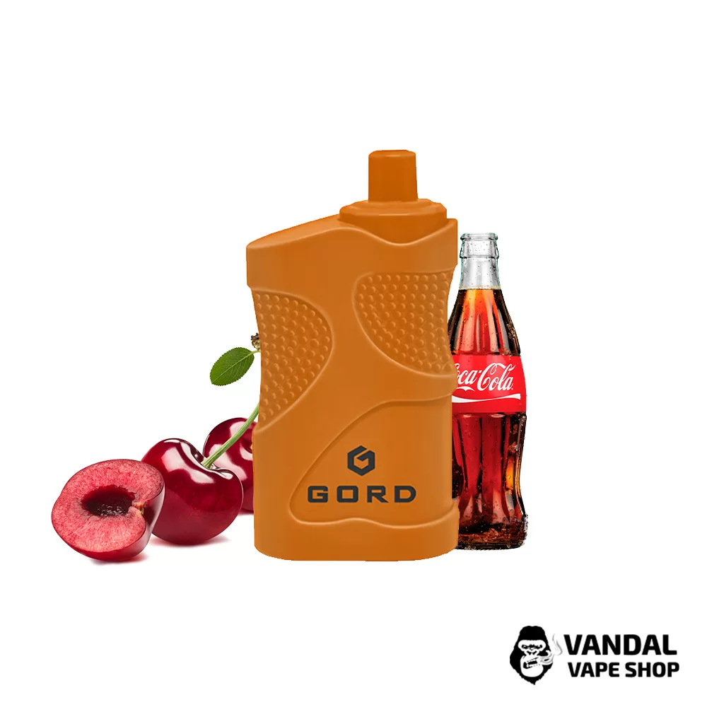 Одноразовая Pod система Gord 4000 550 маг 5% на 4000 затяжек  со вкусом колы и  вишни