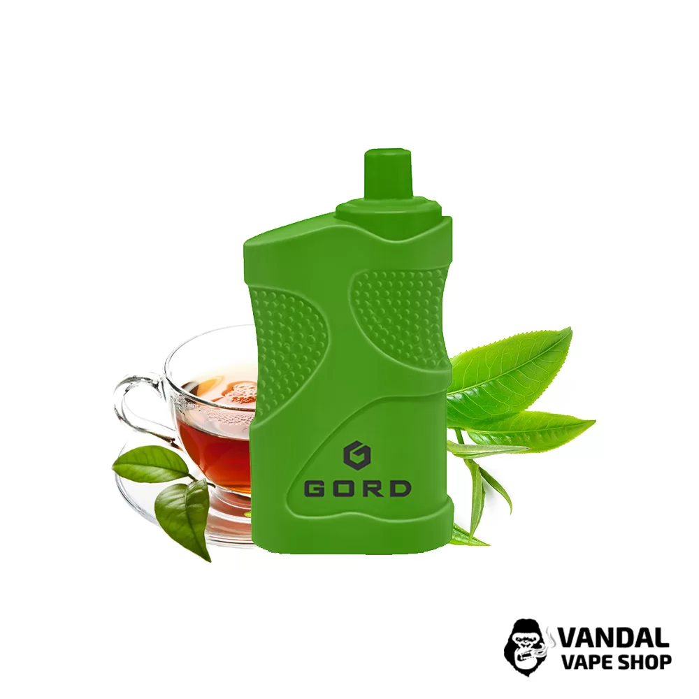 Одноразовая Pod система Gord 4000 550 маг 5% на 4000 затяжек со вкусом зеленого чая