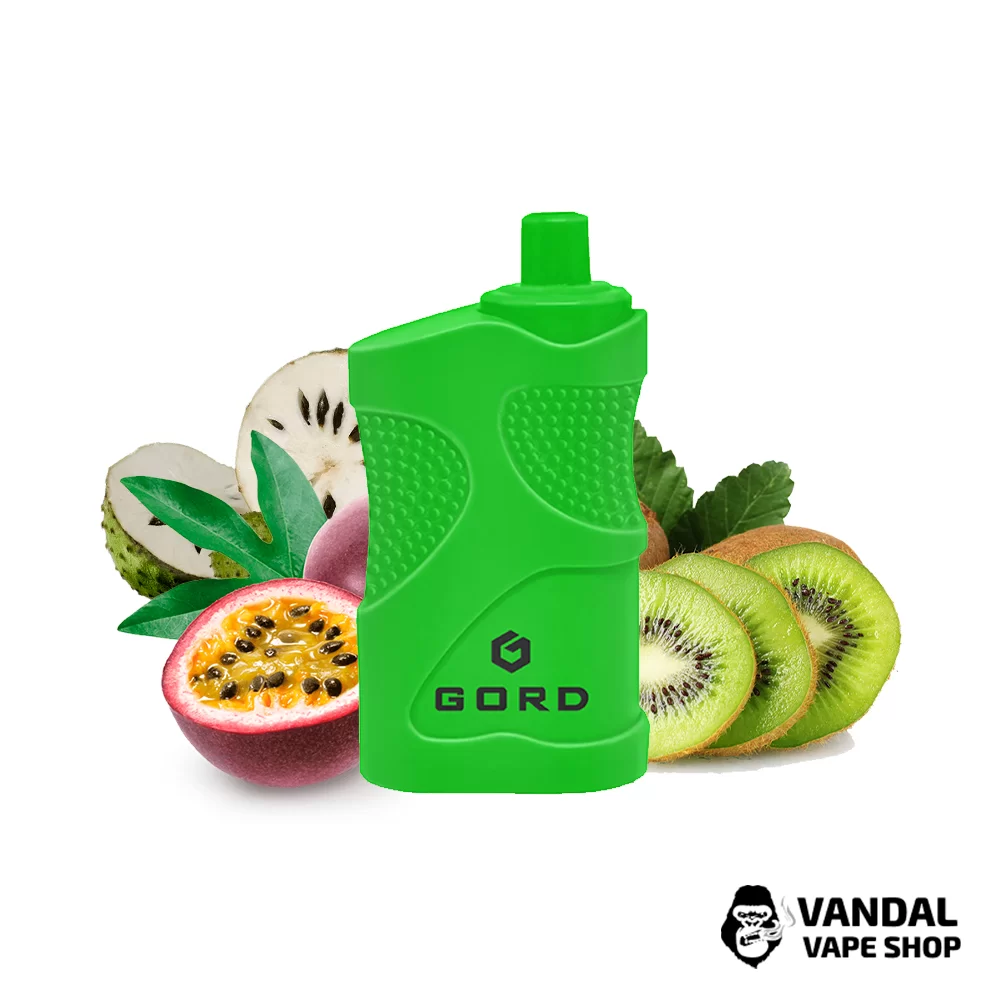 Одноразовая Pod система Gord 4000 550 маг 5% на 4000 затяжек со вкусом Гуава и Киви с Маракуей