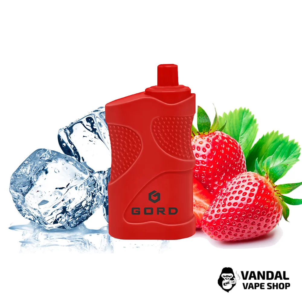 Одноразова Pod система Gord 4000 550 маг 5% на 4000 затяжок зі смаком прохолодної полуниці Одноразова Pod система Gord 4000 550 маг 5% на 4000 затяжок зі смаком прохолодної полуниці