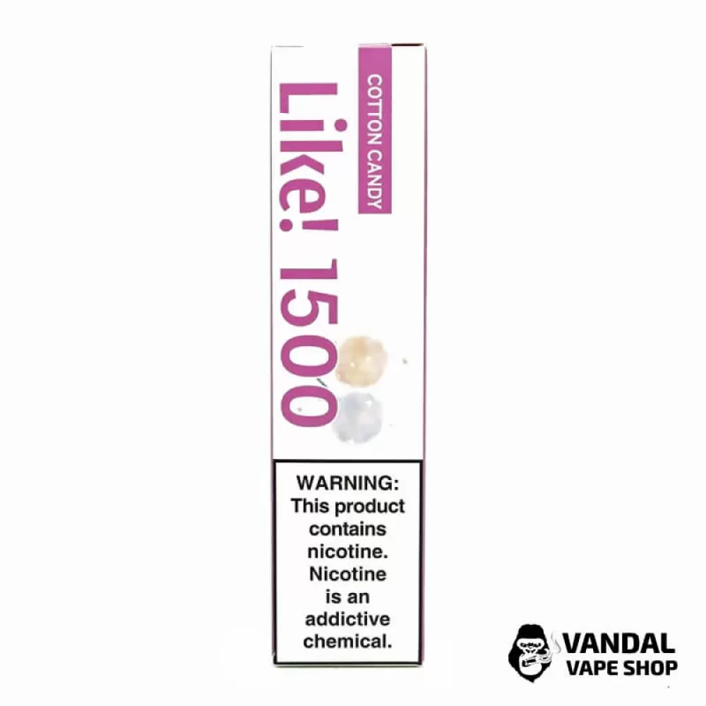 Одноразовая Pod система Joyetech Like! 1500 50 мг 1100 мАч на 1500 затяжек со вкусом сахарной ваты