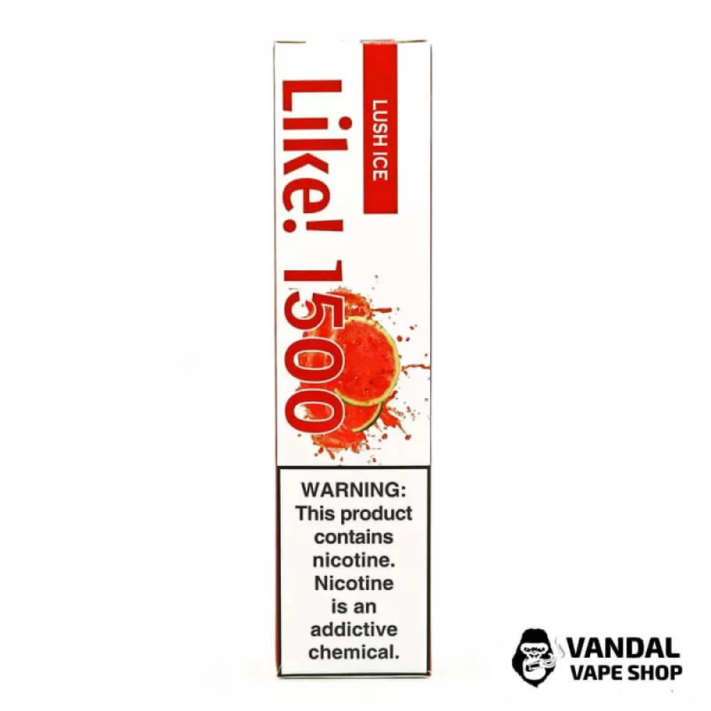 Одноразова Pod система Joyetech Like! 1500 50 мг 1100 мАг на 1500 затяжок зі смаком кавуна з холодком