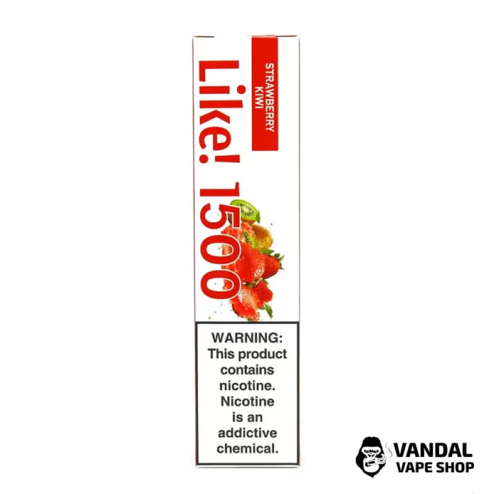 Одноразовая Pod система Joyetech Like! 1500 50 мг 1100 мАч на 1500 затяжек со вкусом клубники и киви