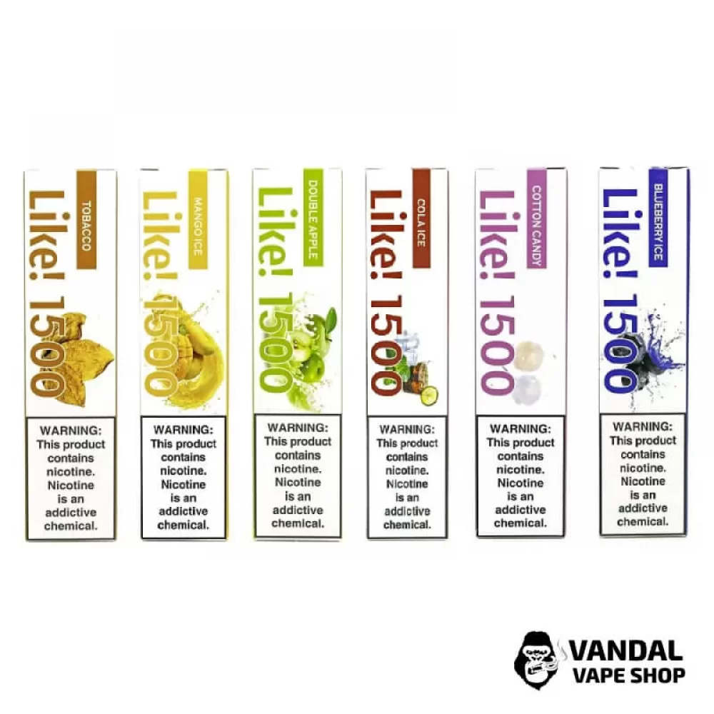 Одноразова Pod система Joyetech Like! 1500 50 мг 1100 мАг на 1500 затяжок