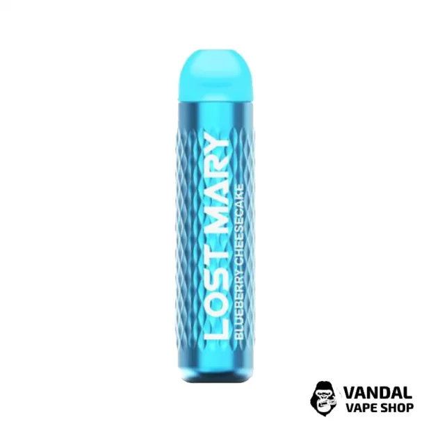 Одноразовая Pod-система Lost Mary 3000 Pro с крепостью никотина 5% со вкусом черничного чизкейка