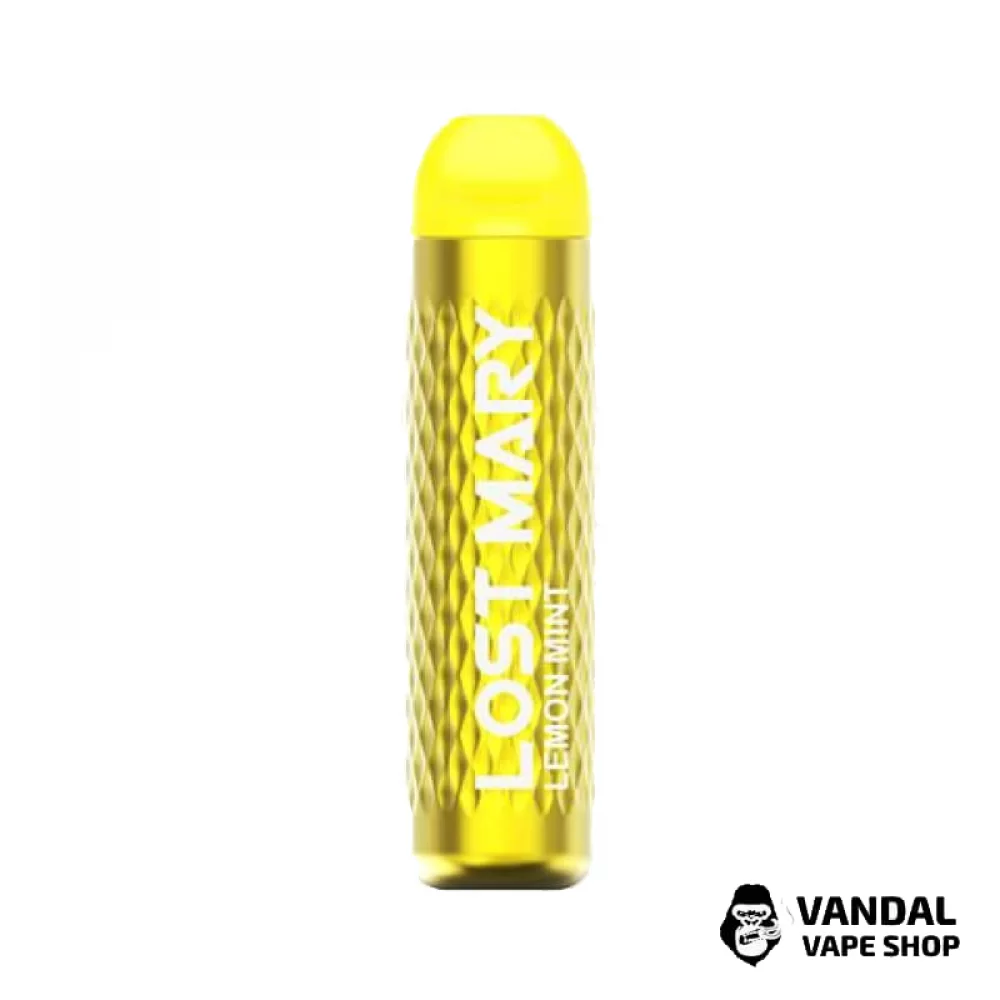 Одноразовая Pod-система Lost Mary 3000 Pro с крепостью никотина 5% со вкусом лимона и мяты Одноразовая Pod-система Lost Mary 3000 Pro с крепостью никотина 5% со вкусом лимона и мяты