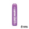 Одноразовая Pod-система Lost Mary 3000 Standart с крепостью никотина 5% со вкусом сакуры с виноградом
