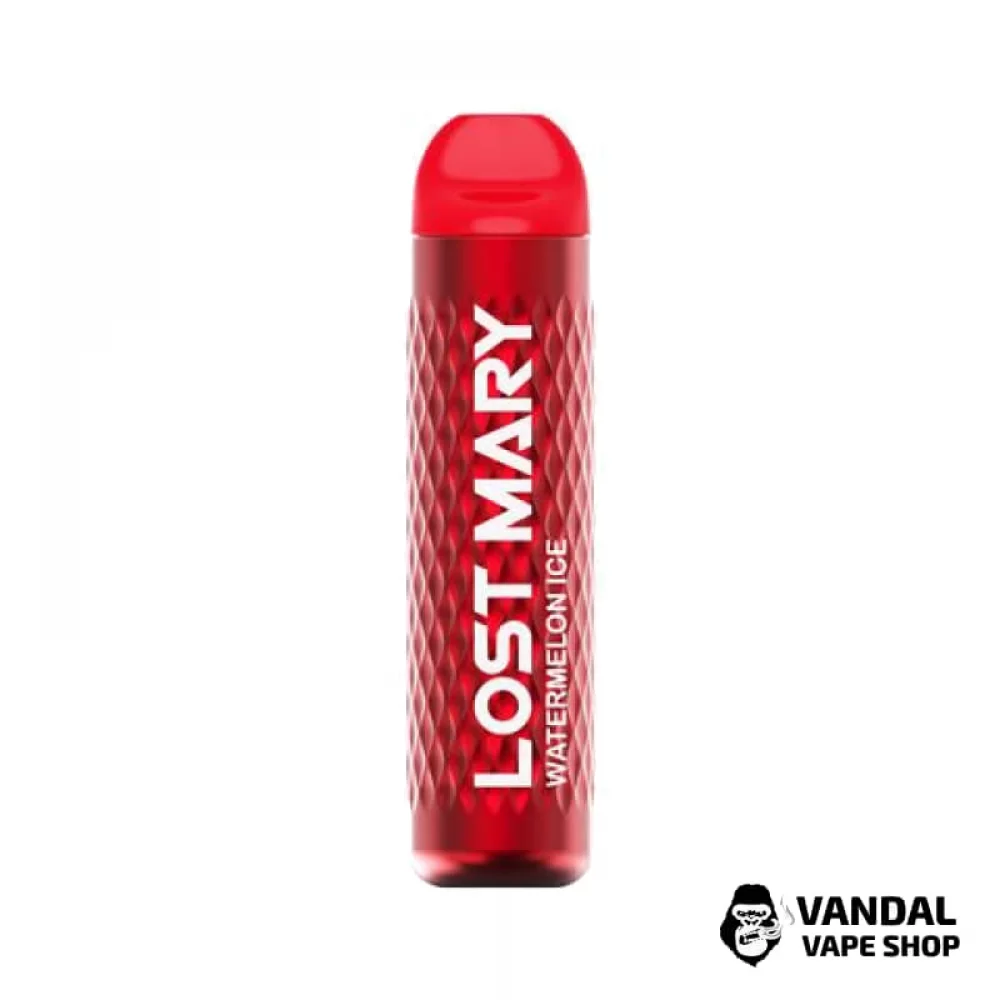 Одноразова Pod-система Lost Mary 3000 Pro з міцністю нікотину 5% зі смаком кавуна з холодком