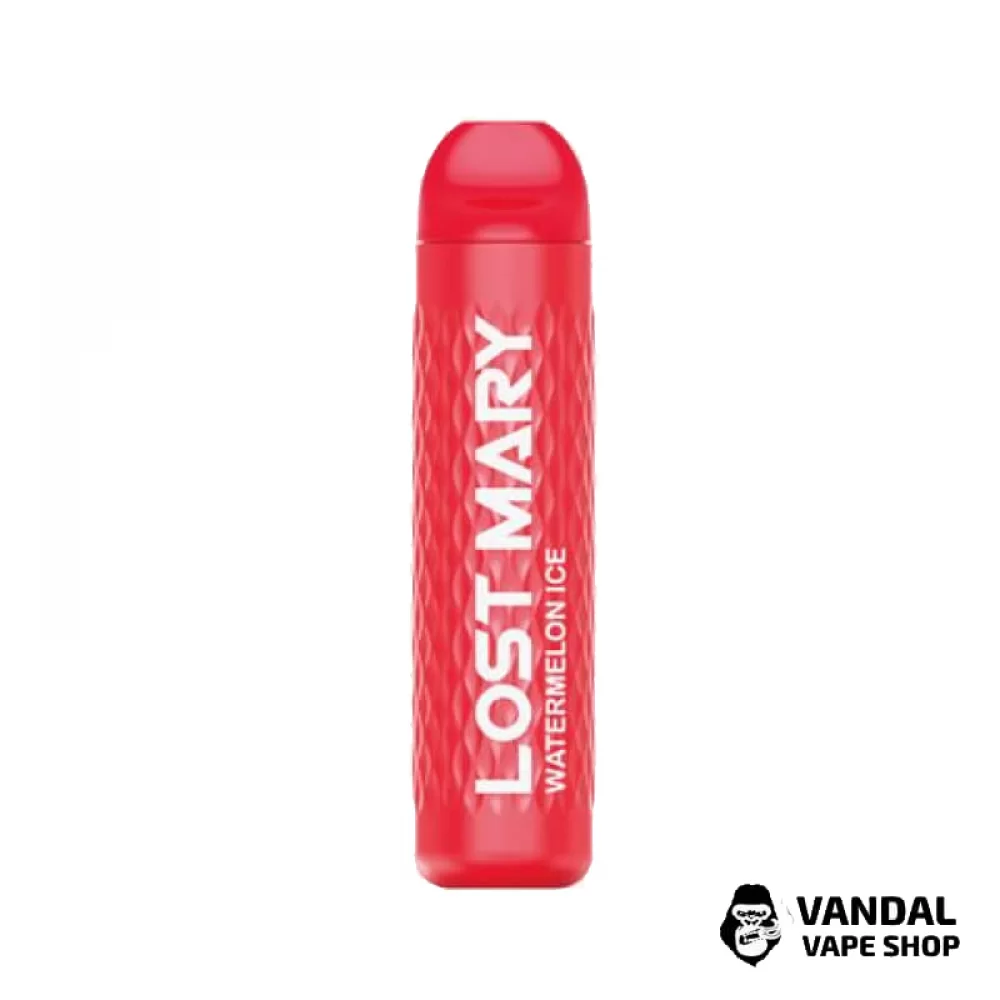 Одноразова Pod-система Lost Mary 3000 Standart з міцністю нікотину 5% зі смаком кавуна з холодком Одноразова Pod-система Lost Mary 3000 Standart з міцністю нікотину 5% зі смаком кавуна з холодком