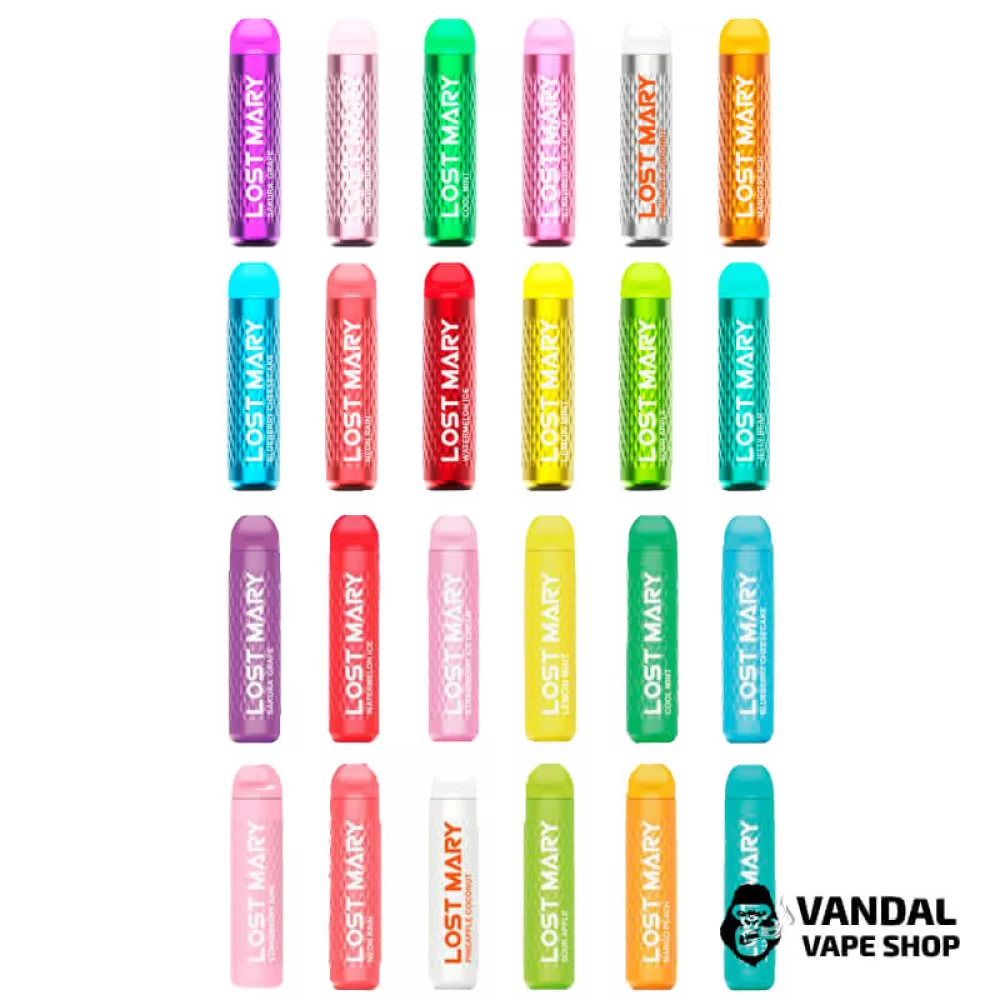 Одноразовая Pod-система Lost Mary 3000 Standart / Pro с крепостью никотина 5% Одноразовая Pod-система Lost Mary 3000 Standart / Pro с крепостью никотина 5%