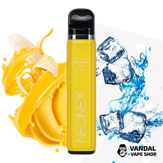 Одноразовая Pod система Neonex Disposable Pod Kit 4.5% 550 mAh Banana Ice на 1500 затяжек со вкусом банана с холодком