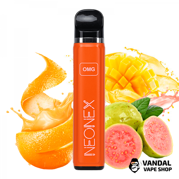 Одноразовая Pod система Neonex Disposable Pod Kit 4.5% 550 mAh на 1500 затяжек со вкусом апельсина, манго и гуавы