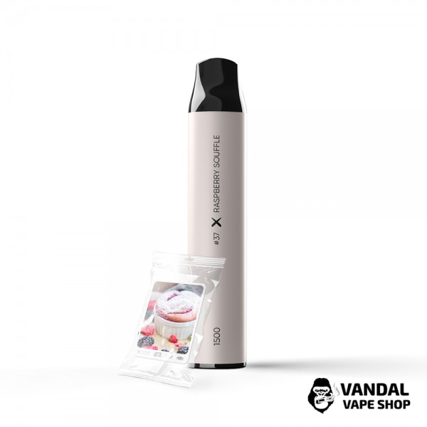 Одноразовый Pod SAB 1500 Disposable Pod 850 мАг 5% на 1500 затяжек со вкусом выпечка из малины