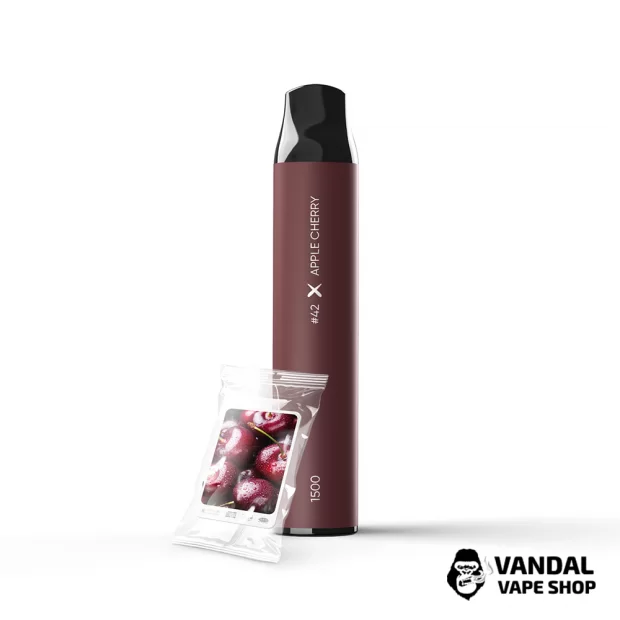  Одноразовый Pod SAB 1500 Disposable Pod 850 мАг 5% на 1500 затяжек со вкусом яблок и вишни