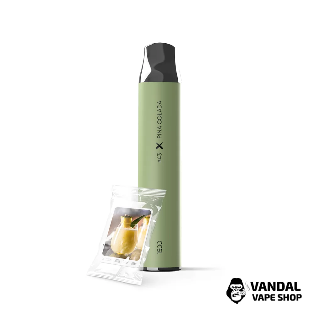 Одноразовый Pod SAB 1500 Disposable Pod 850 мАг 5% на 1500 затяжек со вкусом Пина колада