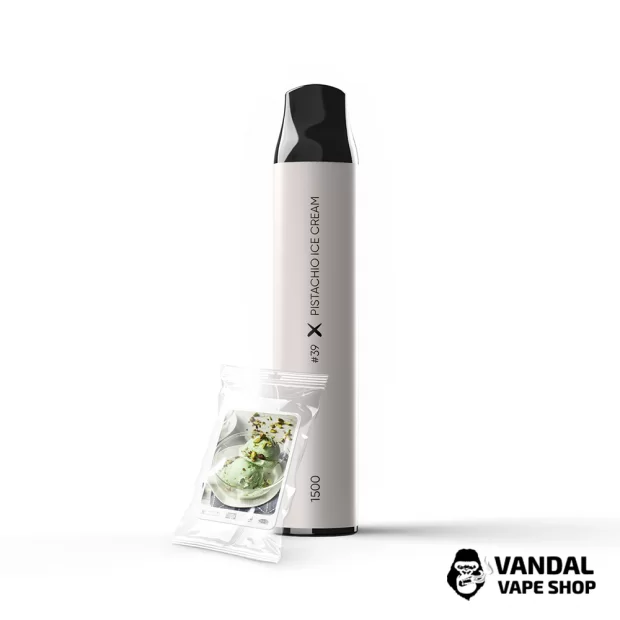 Одноразовый Pod SAB 1500 Disposable Pod 850 мАг 5% на 1500 затяжек со вкусом фисташкового мороженого