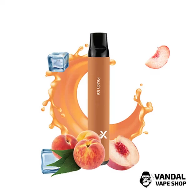 Одноразовая Pod система Vapeman SOLO X 50 мг 850 мАч на 1500 затяжек со вкусом персика со льдом