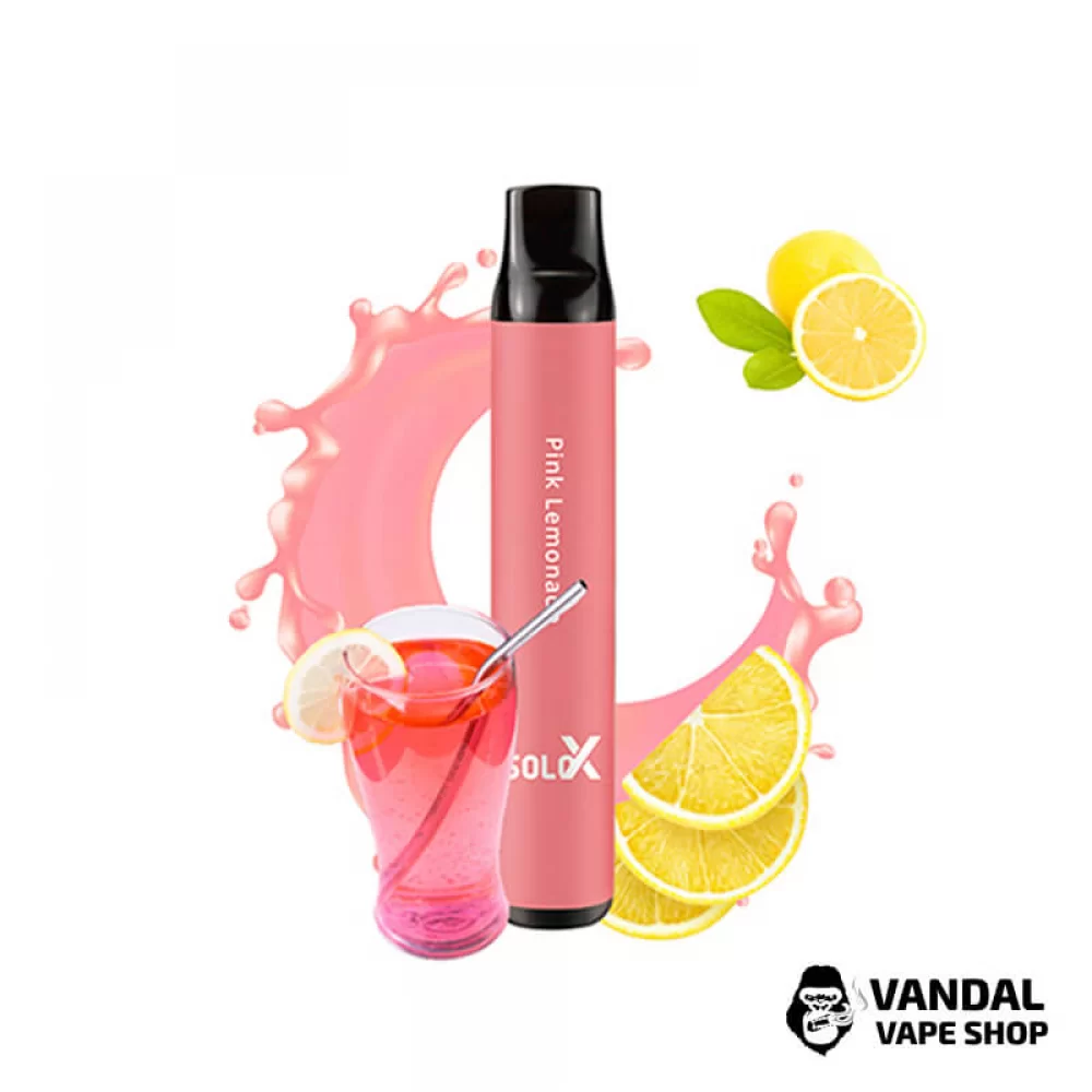 Одноразовая Pod система Vapeman SOLO X 50 мг 850 мАч на 1500 затяжек со вкусом розового лимонада Одноразовая Pod система Vapeman SOLO X 50 мг 850 мАч на 1500 затяжек со вкусом розового лимонада
