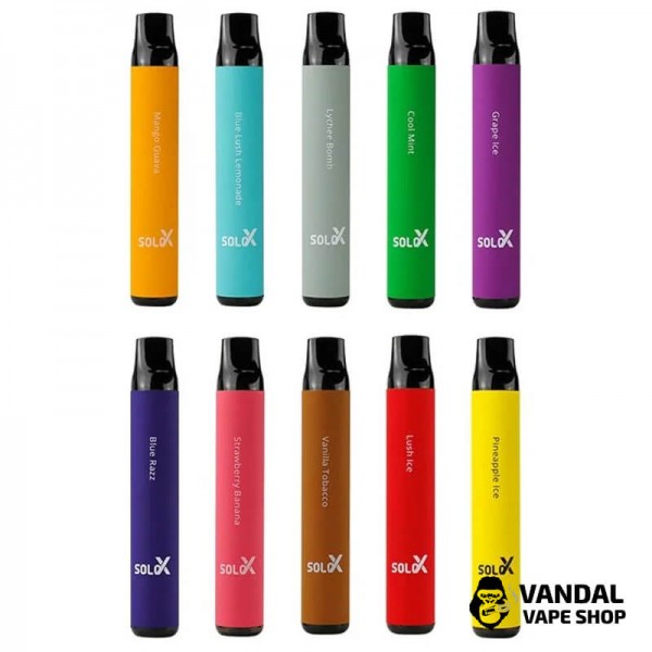 Одноразова Pod система Vapeman SOLO X 50 мг 850 мАг на 1500 затяжок
