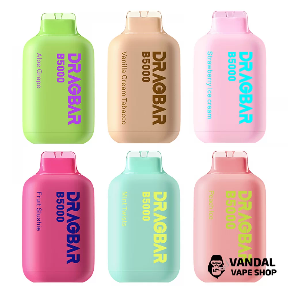 Одноразова Pod система DragBar B5000 50 мг 500 мАг на 5000 затяжок Одноразова Pod система DragBar B5000 50 мг 500 мАг на 5000 затяжок