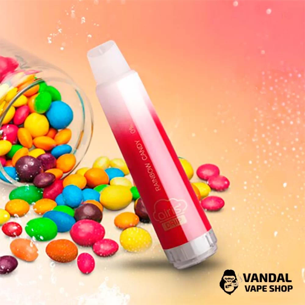 Одноразовый Pod Airis Drip 1200 мАч без никотина на 2600 затяжек со вкусом конфет "Skittles" Одноразовый Pod Airis Drip 1200 мАч без никотина на 2600 затяжек со вкусом конфет "Skittles"