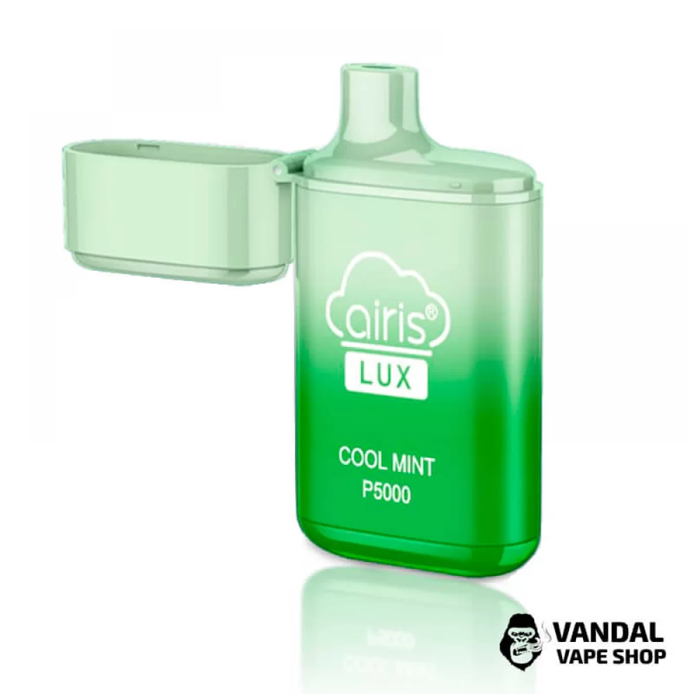 Одноразовий Pod Airis Lux P5000 650 мАг 5% на 5000 затяжок зі смаком м'яти Одноразовий Pod Airis Lux P5000 650 мАг 5% на 5000 затяжок зі смаком м'яти