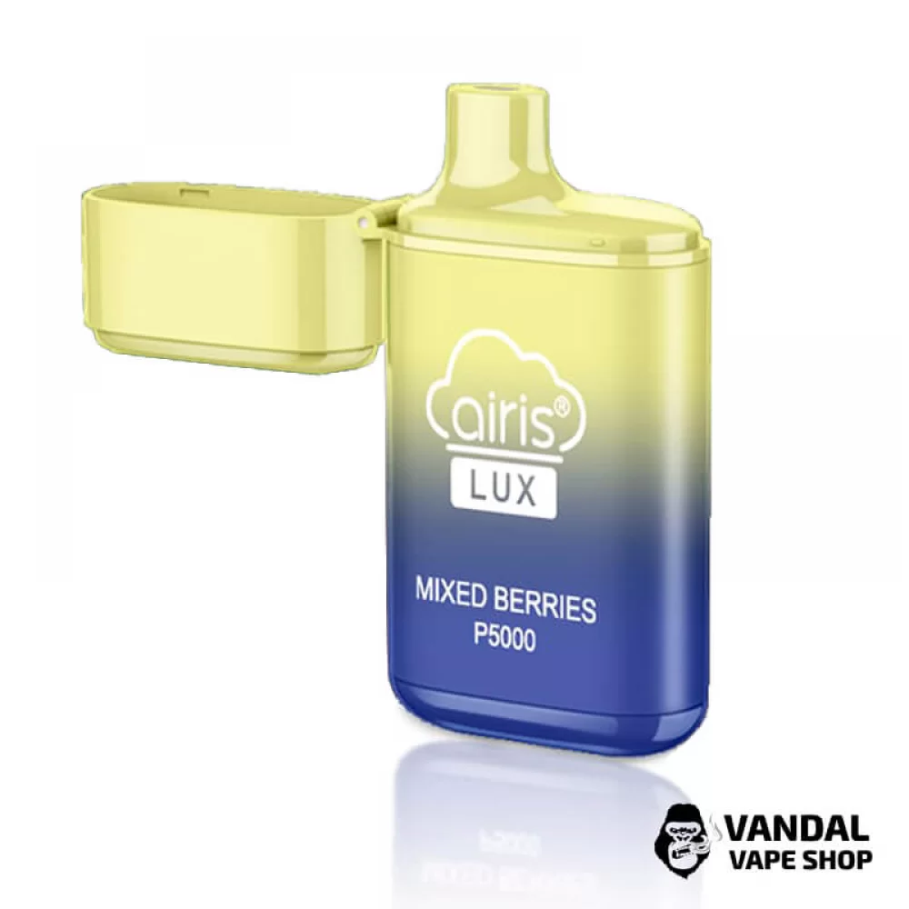 Одноразовий Pod Airis Lux P5000 650 мАг 5% на 5000 затяжок зі смаком міксу ягід