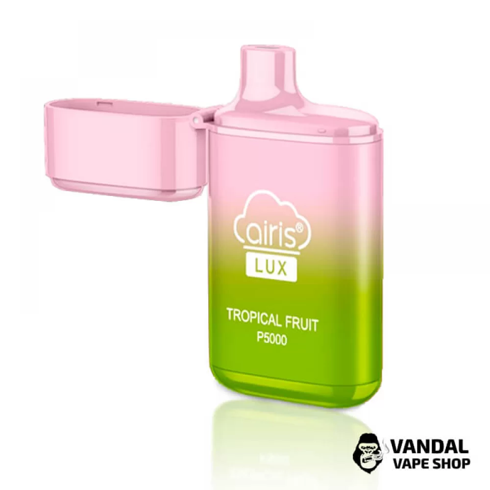 Одноразовий Pod Airis Lux P5000 650 мАг 5% на 5000 затяжок зі смаком міксу тропічних фруктів Одноразовий Pod Airis Lux P5000 650 мАг 5% на 5000 затяжок зі смаком міксу тропічних фруктів