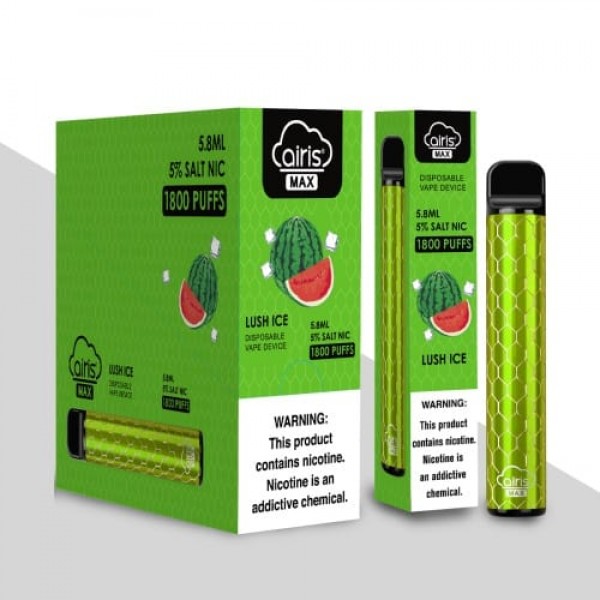 Одноразовая Pod система Airis Max Disposable Device 950mAh на 1800 затяжек со вкусом арбуза с холодком