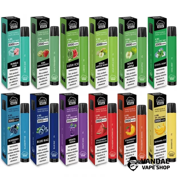 Одноразовый Pod Airis Mega 2000 Disposable Vape 