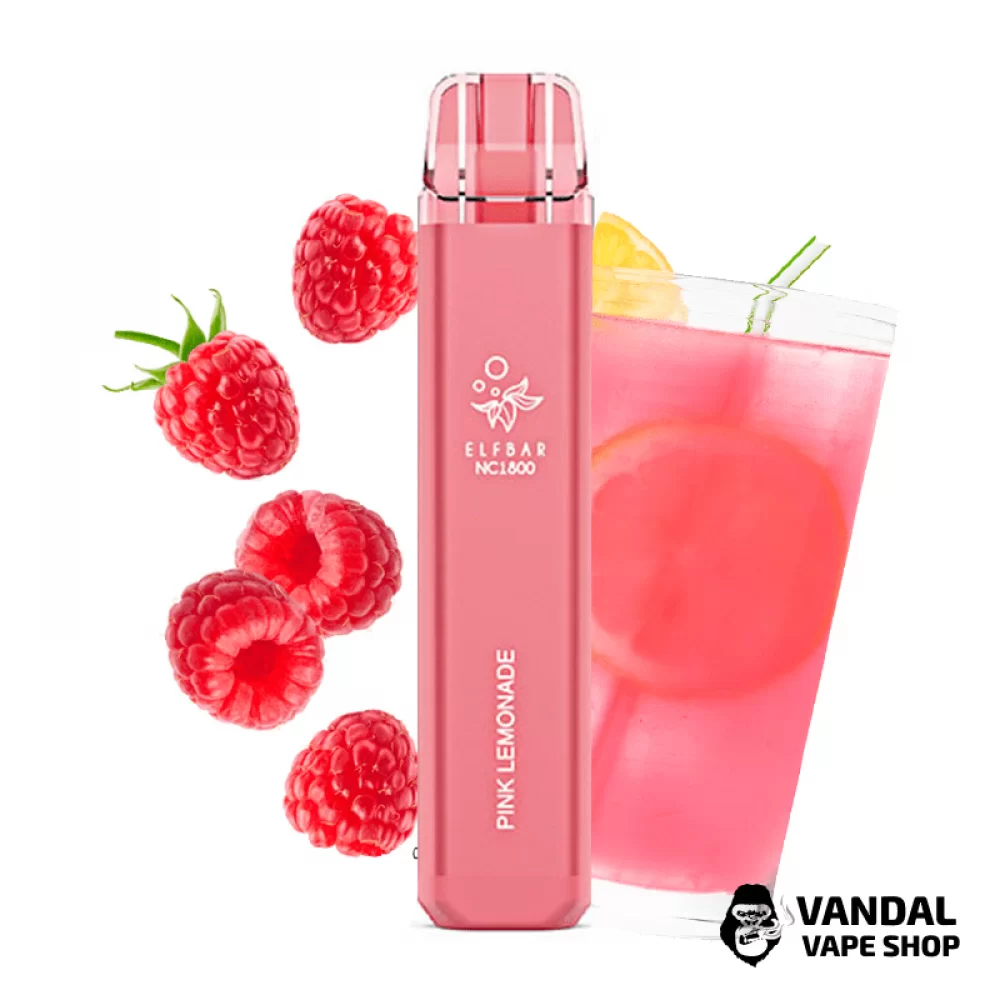 Одноразовый Pod Elf Bar NC1800 Disposable Device 950mAh 5% на 1800 затяжек со вкусом розового лимонада Одноразовый Pod Elf Bar NC1800 Disposable Device 950mAh 5% на 1800 затяжек со вкусом розового лимонада