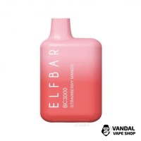 Elf Bar BC3000 Disposable Device 650mAh 5% - Strawberry Mango
