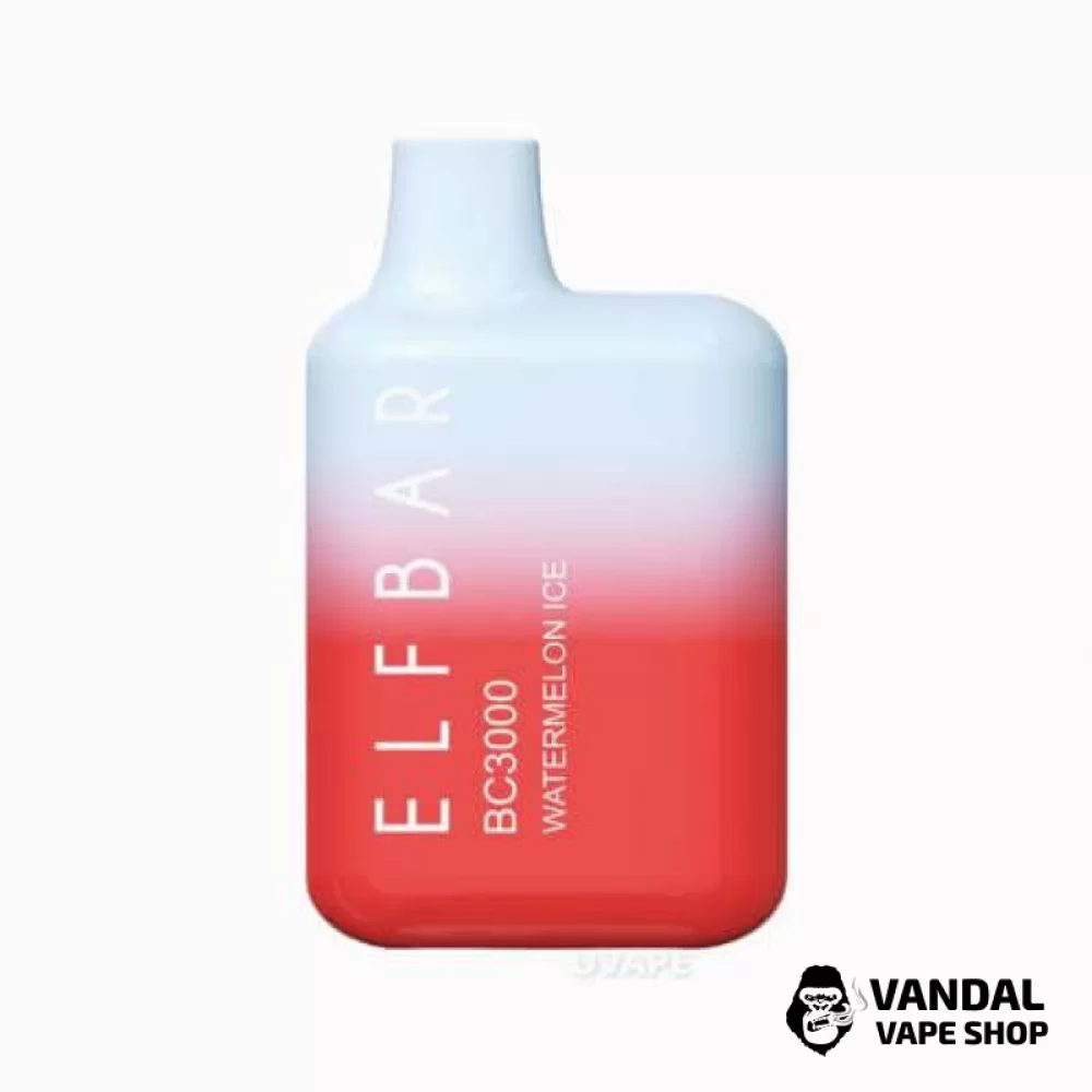 Одноразовый Pod Elf Bar BC3000 Disposable Device 650mAh 5% на 3000 затяжек со вкусом арбуза со льдом Одноразовый Pod Elf Bar BC3000 Disposable Device 650mAh 5% на 3000 затяжек со вкусом арбуза со льдом