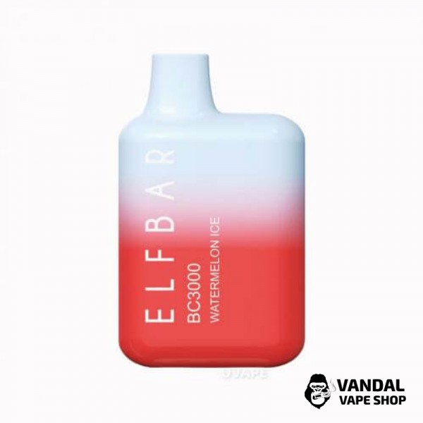 Одноразовий Pod Elf Bar BC3000 Disposable Device 650mAh 5% на 3000 затяжок зі смаком кавуна з льодом