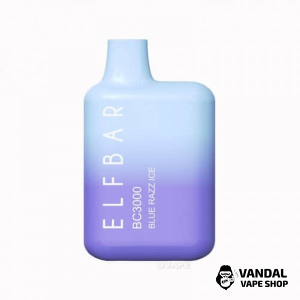 Одноразовий Pod Elf Bar BC3000 Disposable Device 650mAh 5% на 3000 затяжок зі смаком блактиної малини з льодом