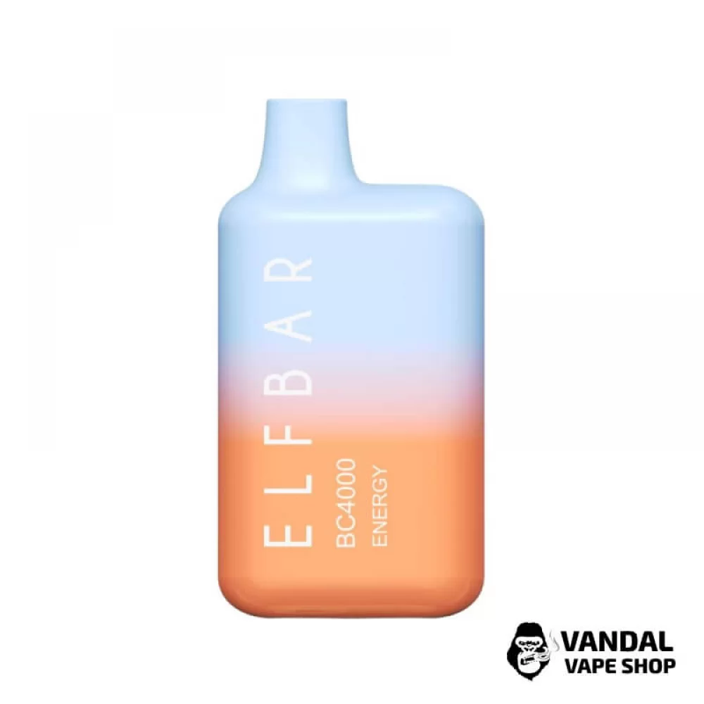 Одноразовый Pod Elf Bar BC4000 Disposable Device 650mAh 5% на 4000 затяжек со вкусом энергетика Одноразовый Pod Elf Bar BC4000 Disposable Device 650mAh 5% на 4000 затяжек со вкусом энергетика