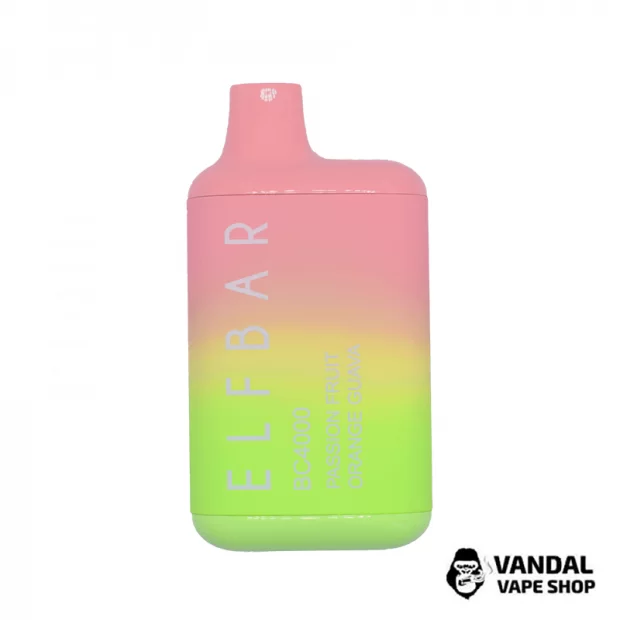 Одноразовый Pod Elf Bar BC4000 Disposable Device 650mAh 5% на 4000 затяжек со вкусом маракуйи, апельсина и гуавы