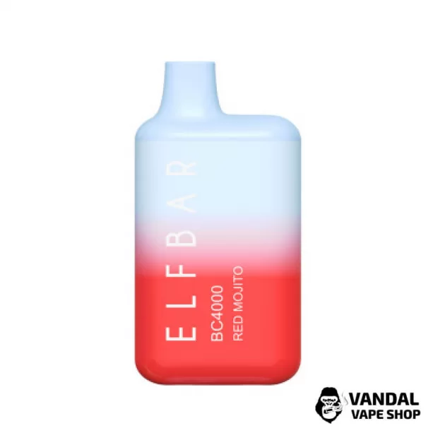 Одноразовый Pod Elf Bar BC4000 Disposable Device 650mAh 5% на 4000 затяжек со вкусом красного мохито