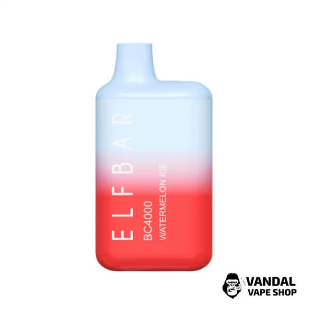 Одноразовий Pod Elf Bar BC4000 Disposable Device 650mAh 5% на 4000 затяжок зі смаком кавуна з льодом