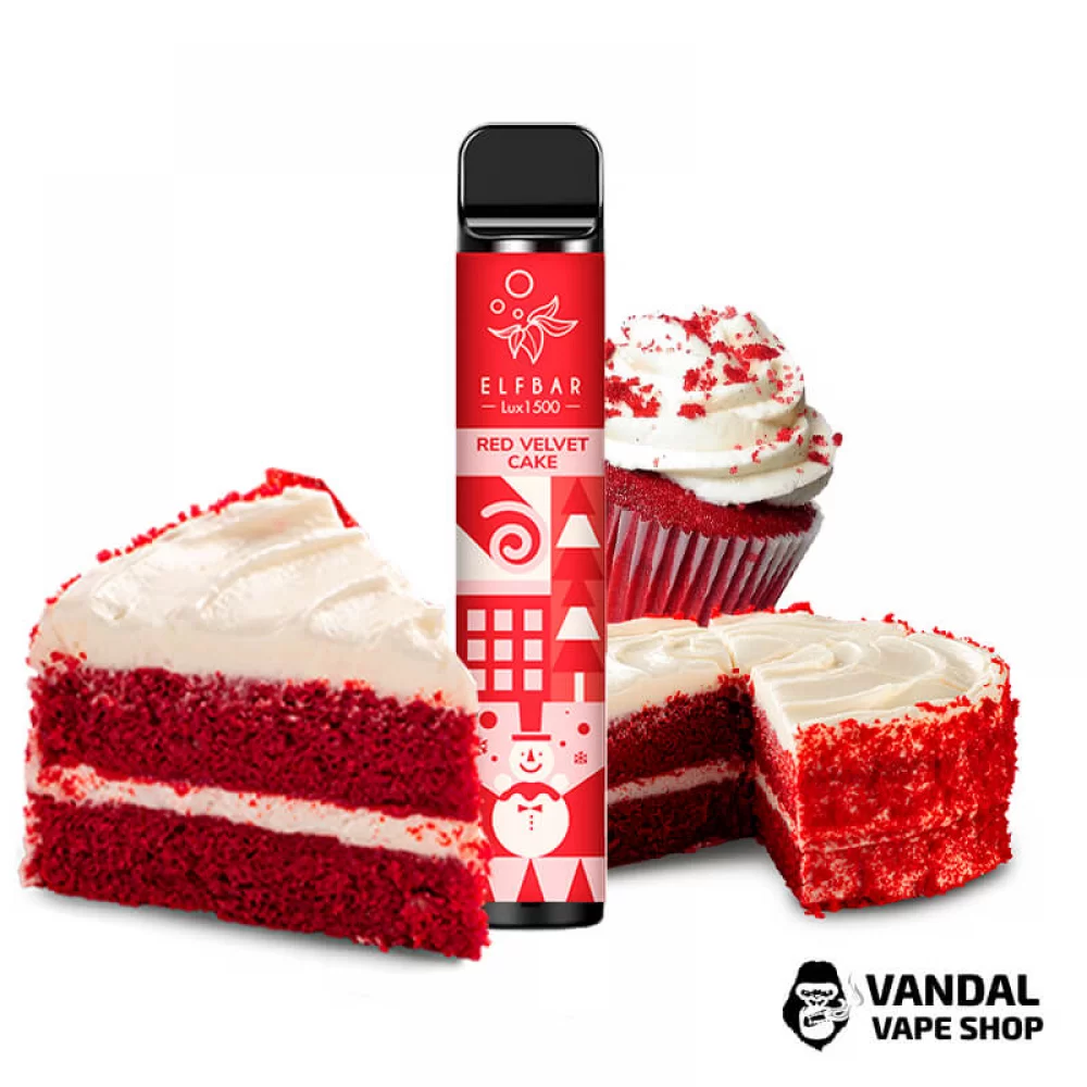Різдвяне видання одноразки Elf Bar Lux на 1500 затяжок зі смаком торта "червоний оксамит" Різдвяне видання одноразки Elf Bar Lux на 1500 затяжок зі смаком торта "червоний оксамит"